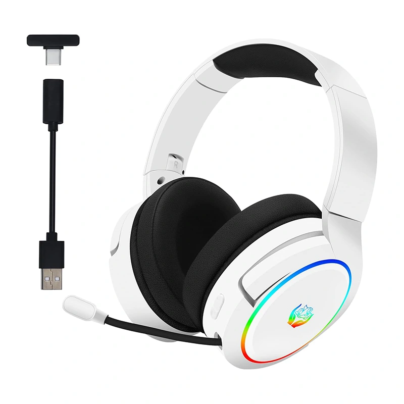 2.4GHz वायरलेस गेमिङ हेडसेट ब्लुटुथ 2.4G TYPE-C